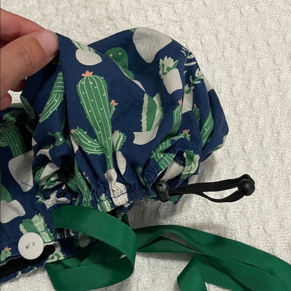 Cactus Print Scrub cap - Picture 2 of 2